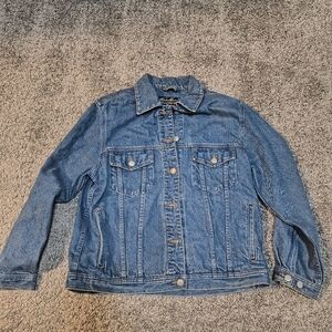Ladies Eddie Bauer Vintage Jean Jacket Size Medium